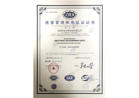 QMS Certificate